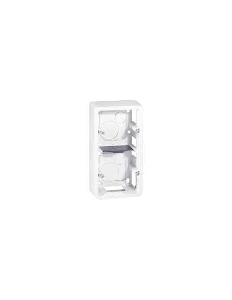 Cadre saillie profondeur 40mm Mosaic pour 5 ou 2x2 modules vertical LEGRAND 080282
