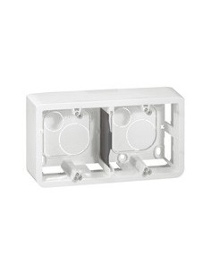 Cadre saillie profondeur 40mm Mosaic pour 4,5 ou 2x2 modules horizontal LEGRAND 080285