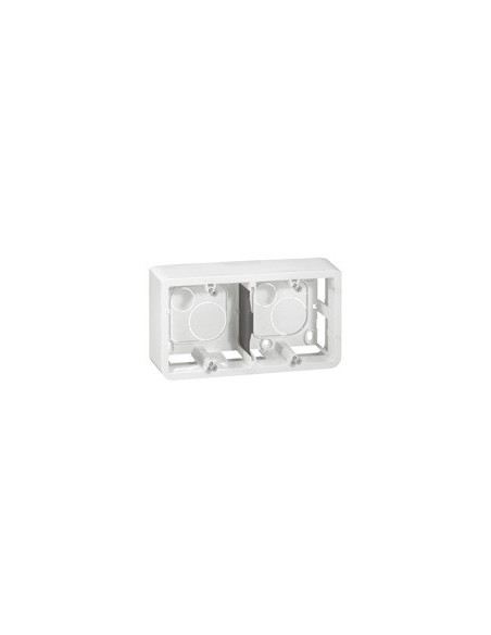 Cadre saillie profondeur 40mm Mosaic pour 4,5 ou 2x2 modules horizontal LEGRAND 080285