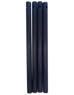 Kit de 4 pieds de scellement diamètre 40 longueur 690 mm.  MICHAUD BR903