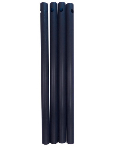 Kit de 4 pieds de scellement diamètre 40 longueur 690 mm.  MICHAUD BR903