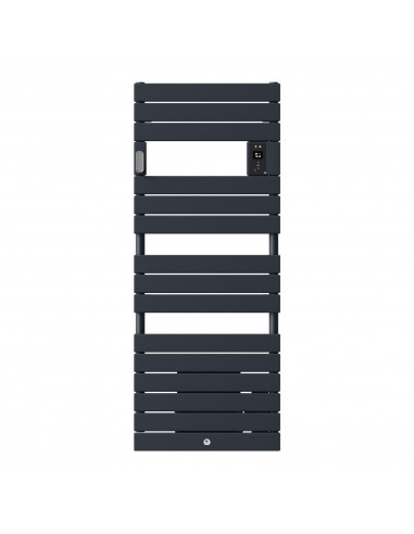 Radiateur sèche-serviettes Riviera 2 avec soufflerie 1500W ardoise THERMOR 498511