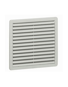 Ventilateur avec ouïe plastique débit 240m³/h avec filtre et 450m³/h soufflage libre IP54 IK08 RAL7035 LEGRAND 034852