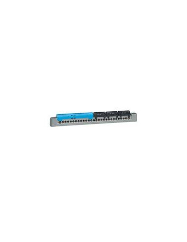 Bornier de répartition IP2X terre 3P+N 1 connexion 4mm² à 25mm² vert longueur 227mm LEGRAND 404814