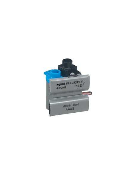 Kit de 10 bornes de connexion DX³-ID 63 A répartition HX³ monophasé LEGRAND 405209