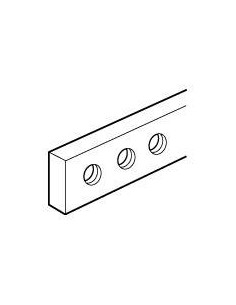 Barre cuivre à trous taraudés 12x4mm 160A admissibles longueur 990mm LEGRAND 037389 2