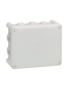 Boîte de dérivation rectangulaire Plexo dimensions 155x110x74mm gris RAL7035 LEGRAND 092042 2