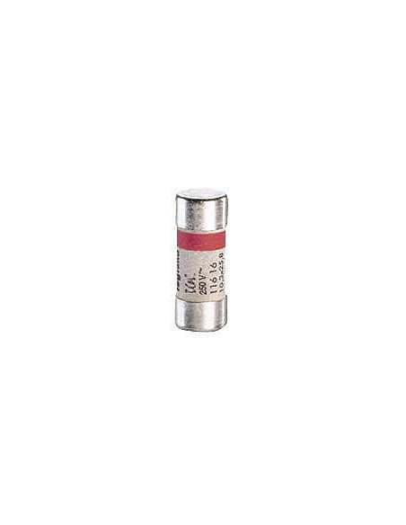Cartouche cylindrique domestique 10,3x25,8mm sans voyant 16A LEGRAND 011616