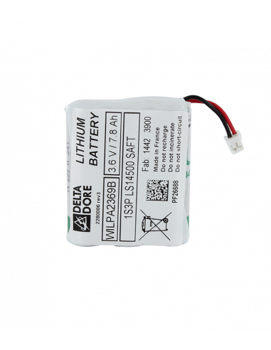 BLOC PILE POUR CLAVIER TACTILE AVEC ECRAN CLT 8000 TYXAL+ DELTA DORE 6416223