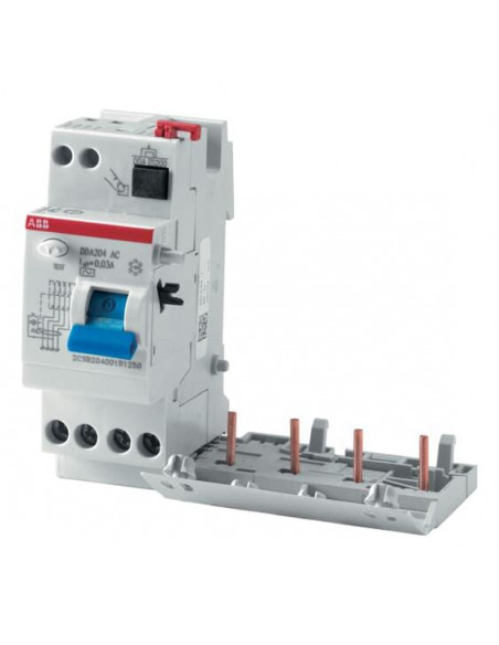 Bloc Dif. (DDA204) 4P 25A 30mA AC (Pour S200) 2CSB204001R1250 ABB 452041