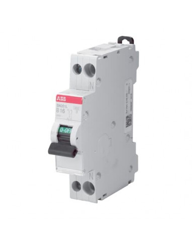 Disjoncteur Ph+N raccordement Vis 4A-4,5Ka 2CSS245102R0044 ABB 470232