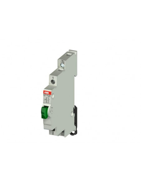 Bouton Poussoir 16A 250V AC 1O+1F Vert 2CCA703152R0001 ABB 703152