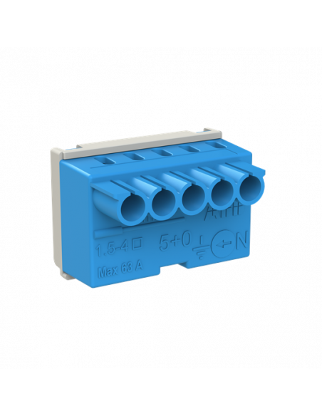 Bornier neutre Mistral-5X4mm²-Rapide et à vis 1SPE007715F9701 ABB 799201