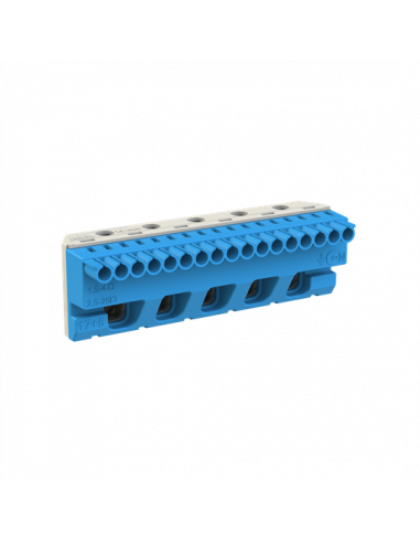 Bornier neutre Mistral-17X4mm²+5X25mm²-Rapide et à vis 1SPE007715F9706 ABB 799206