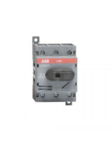 Interrupteur Sectionneur 63A 3 Pôles montage Fond d'Armoire 1SCA105332R1001 ABB 939291