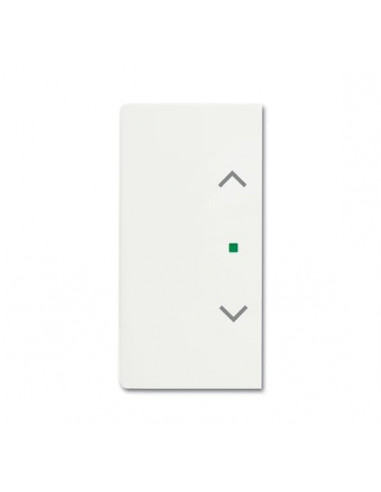 Enjoliveur 1/2 Touche D/G 1 Led 1 Picto Store Futur Blanc Mat 2CKA006220A0608 ABB BJE520442