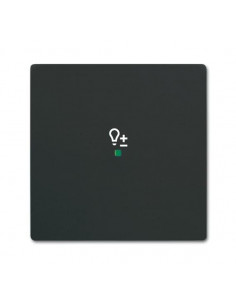 Enjoliveur 1 Touche 1 Led 1 Picto Variateur Futur Lnoir Mat 2CKA006220A0622 ABB BJE520455