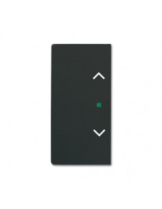 Enjoliveur 1/2 Touche D/G 1 Led 1 Picto Store Futur Lnoir Mat 2CKA006220A0625 ABB BJE520458