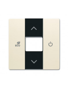 Enjoliveur Thermostat Dérogation Face Avant Futur Linear Ivory 2CKA006220A0529 ABB BJE520569