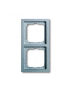 Cadre 2 Postes Futur Linear Auminium 2CKA001754A4530 ABB BJE75958