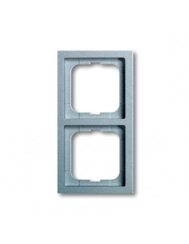 Cadre 2 Postes Futur Linear Auminium 2CKA001754A4530 ABB BJE75958