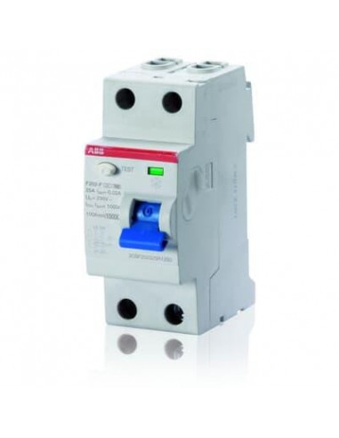 Interrupteur Différentiel F202 Type F 2 Pôles 40A 30mA 2CSF202325R1400 ABB D299283
