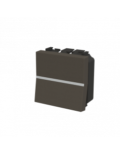 Zenit Interrupteur Bipolaire 2 Modules Anthracite 2CLA220120N1801 ABB N2201.2AN 2