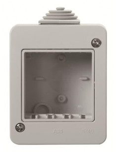 Zenit Boitier étanche IP40 2 modules 2CLA329110N1101 ABB N3291.1