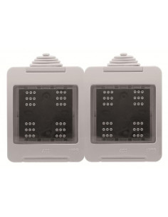 Zenit Boitier étanche IP55 2X2 modules 2CLA329200N1101 ABB N3292