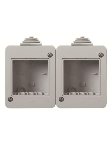 Zenit Boitier étanche IP40 2X2 modules 2CLA329210N1101 ABB N3292.1