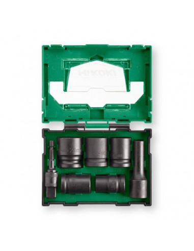 COFFRET DE DOUILLES À CHOC (7 PCS) HIKOKI 40030025