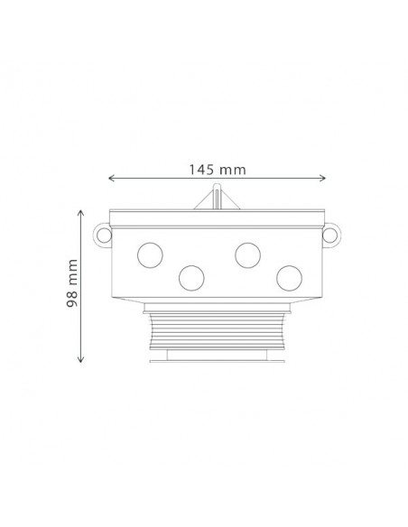 Spot encastré Pack MERCURE DAL LED STEP CCT SHARP Acier Brossé 3000K - 4000K AEROSPOT 240453