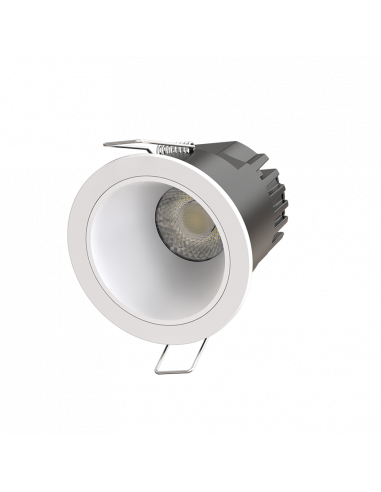 HYDRA SPOT RT2012 BLANC 7W 700-760Lm 40° dimmable CCT 2700K/3000K/4000K réflecteur basse luminance SOLUM S0091090D