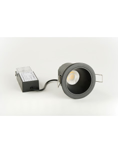 HYDRA SPOT RT2012 NOIR 7W 700-760Lm 40° dimmable CCT 2700K/3000K/4000K réflecteur basse luminance SOLUM S0101090D 2