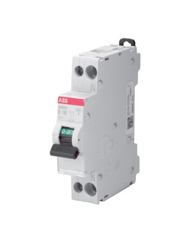 DISJONCTEUR PH+N RACC RAPIDE 16A 4,5KA ABB 470438