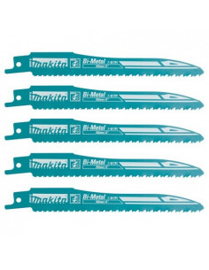 5 Lames S-EXPRESS Bi-Métal pour métal MAKITA B-05038
