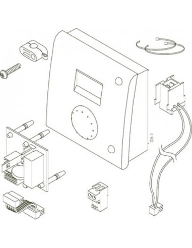 SONDE AMBIANCE JOURNALIER REG 54 BOSCH THERMOTECHNOLOGIE 7716900711