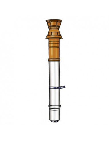 TERMINAL VERTIAL OCRE GAZ UBBINK 184115