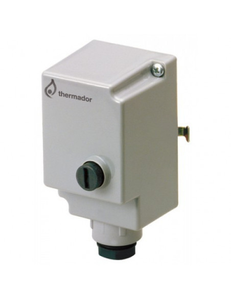 Aquastat Applique à Ressort +40°C/+70°Cà réarmement manuel AQUANORM THERMADOR AARM
