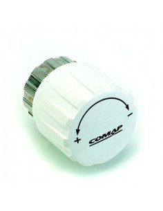 Coiffe de volant manuel pour robinet thermostatique écrou métal blanc L140001001 COMAP 505005