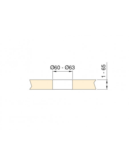 Multiconnecteur Vertikal Flat 60 EMUCA 5048065