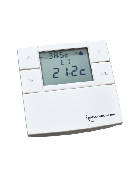 Thermostat Digital Filaire Blanc 3V BAILLINDUSTRIE THF3V