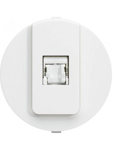 ateha prise RJ45 catégorie 6 FTP pour Grade 2 associable HAGER WJA223B