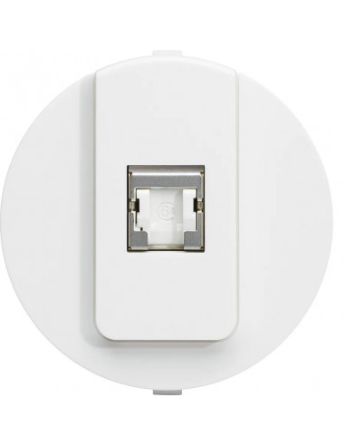 ateha prise RJ45 catégorie 6 STP pour Grade 3 associable HAGER WJA226B