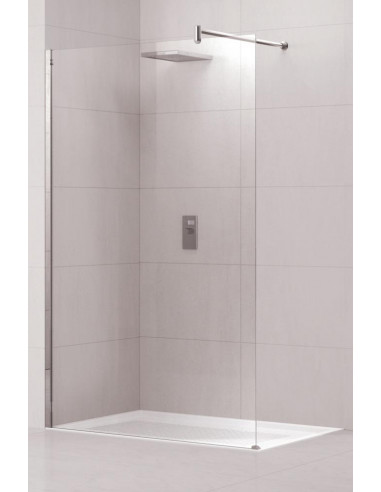 Paroi de douche LUNES H 100X195cm VerrERRE TREMPE NOVELLINI LUNESH100-1B