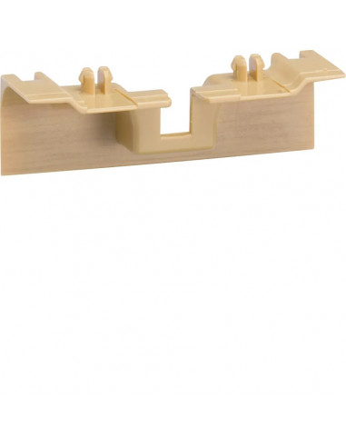 Pièce recouvrement support d'appareillage pour plinthe SL15100 chêne HAGER SL15100AFD5