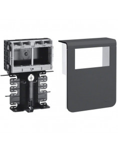 Support SL20115 nu noir HAGER SL201159039011
