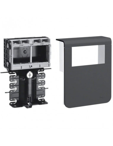 Support SL20115 nu noir HAGER SL201159039011