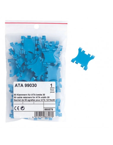 Sachet 30 agrafes pour ATA 12/20x50 HAGER ATA99050