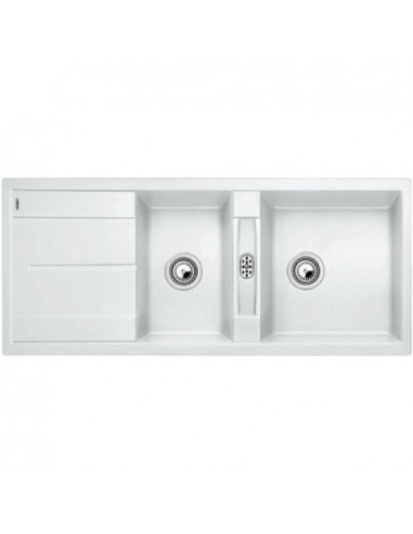 EVIER BLANCOMETRA 8S 2 CUVES AVEC...